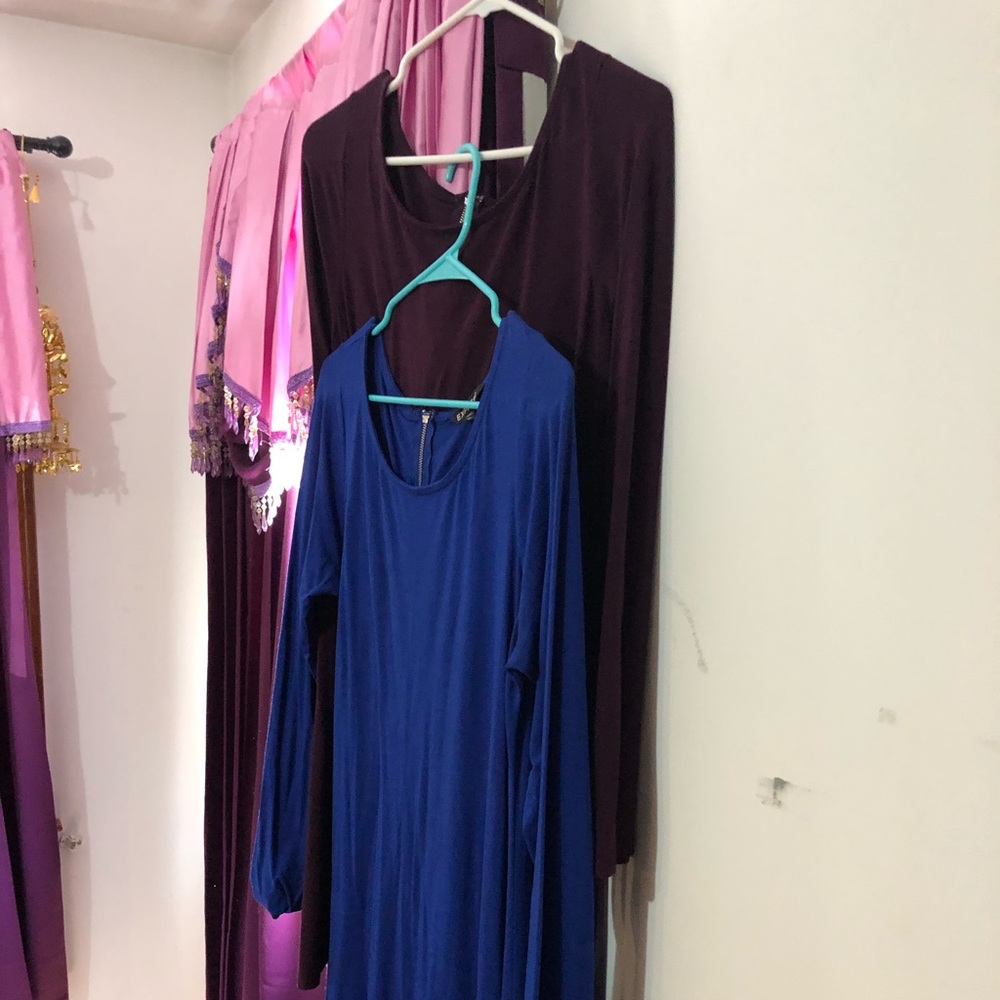 Express dresses- 2 colors available. Size L.